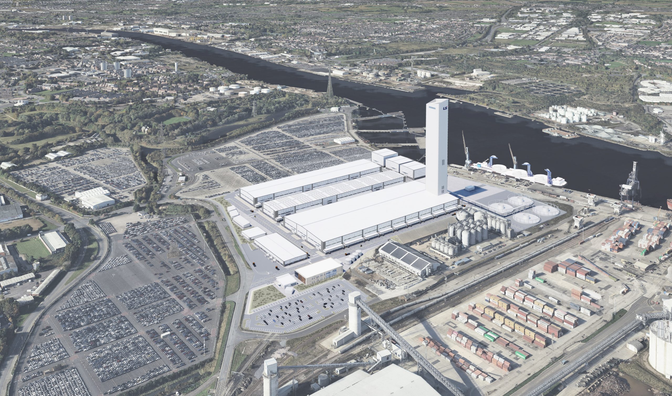 CGI image of what the new facility could look like on the banks of the River Tyne